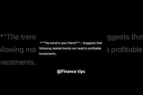 Markets Trends ###** Market #investing #money #investors #stockmarket #personalfinance #business