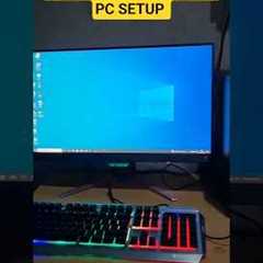 My First PC Setup For E-commerce Business #ecommercebusiness #ecommercebusinesssetup #shorts