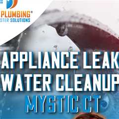 Appliance leak water cleanup Mystic CT