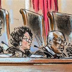 Justices debate rights of lawful permanent residents against backdrop of Trump’s immigration..