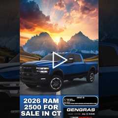 2026 Ram 2500 for Sale in CT - Gengras Chrysler Dodge Jeep Fairfield  - (475) 476 2043