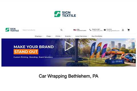 Car Wrapping Bethlehem, PA - Sign Textile - 610-508-2776