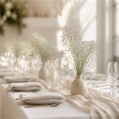 Creating a Minimalist Aesthetic for Your Wedding Decor